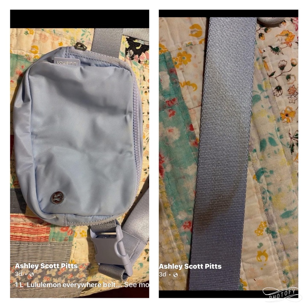 Lululemon Light Blue Everywhere Belt Bag